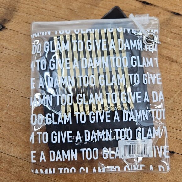 New Kitsch X Justine Marjan Classic Rhinestone Bobby Pins Set of 12 - Picture 6 of 6